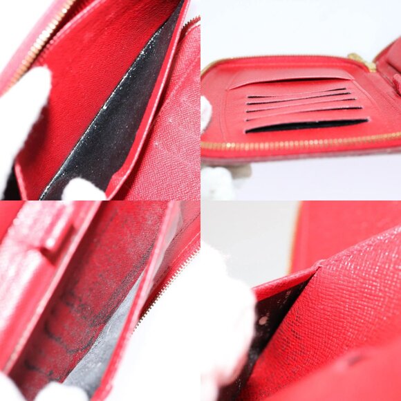 LOUIS VUITTON Epi Agenda Geode Wallet Red M63877 LV Auth 69833 - Picture 14 of 14